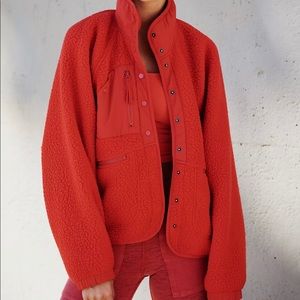 Free People Slope fleece jacket